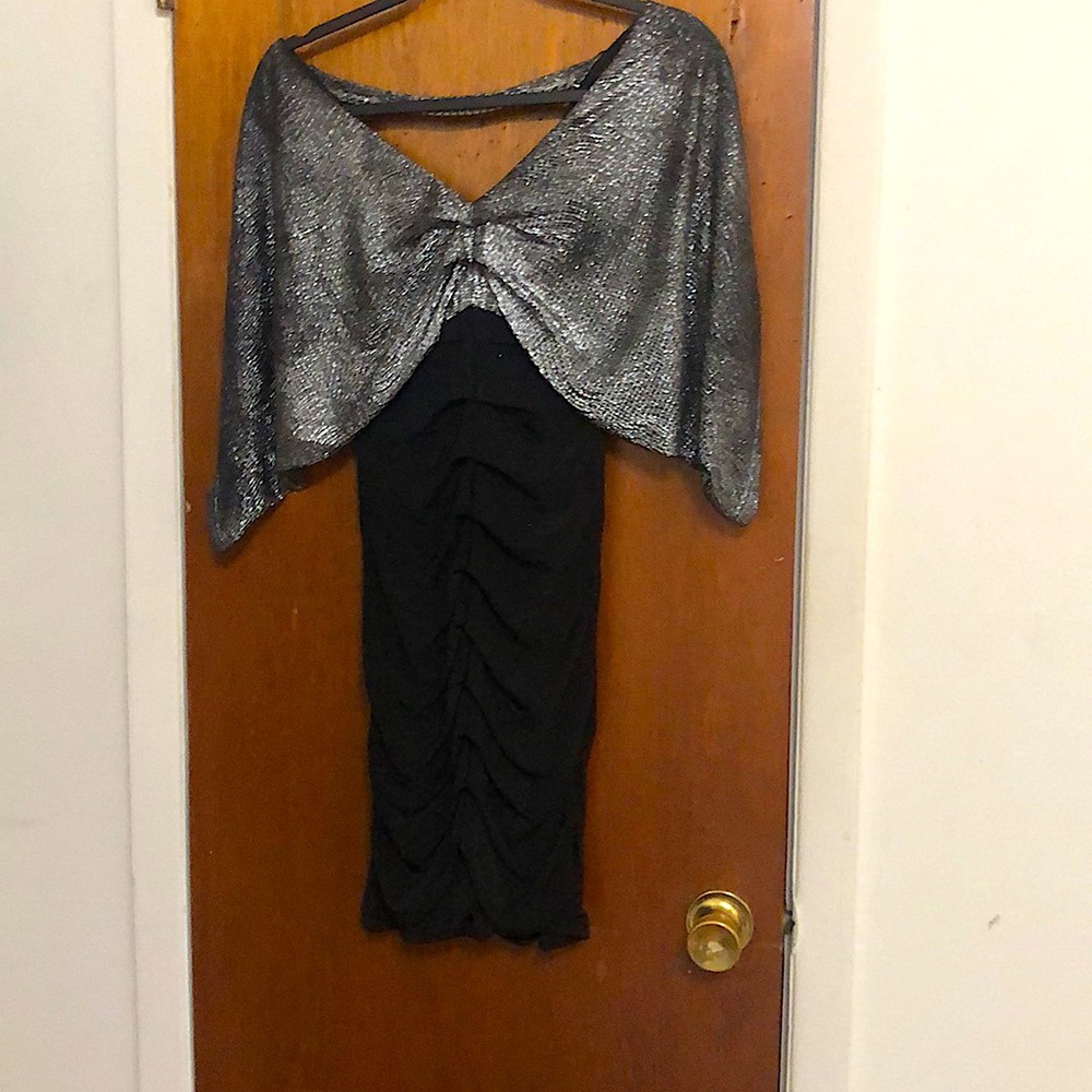 Black and silver Bodycon Dress